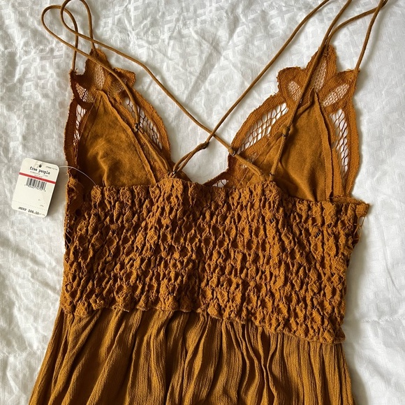 Free People Strappy High Low Ruffle Hem Fit & Flare Dress - Picture 8 of 11